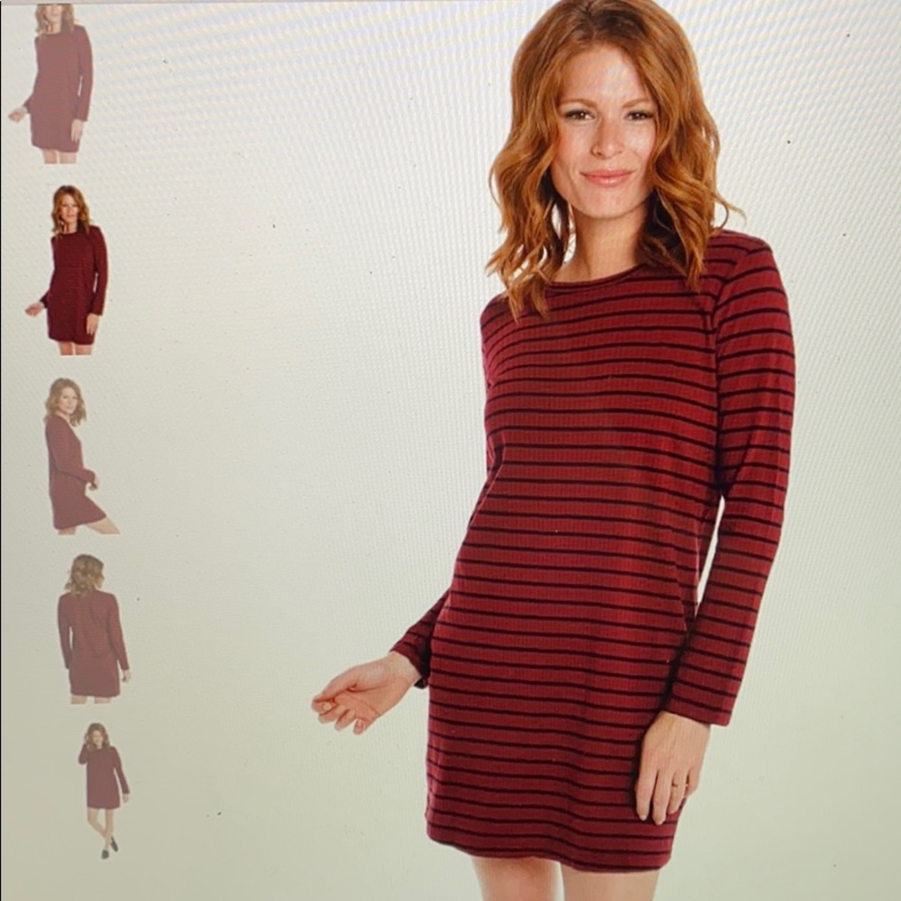 Current/Elliott the Long Sleeve Beatnik Dress
